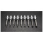 Torx-spetsar på en 100 mm hylsa, set med 9 stycken.