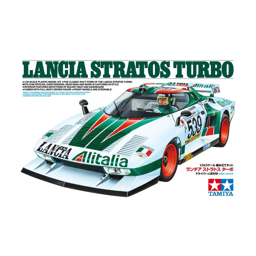 Modell av plast Lancia Stratos Turbo 124