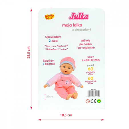 Dockan Julka med tillbehör