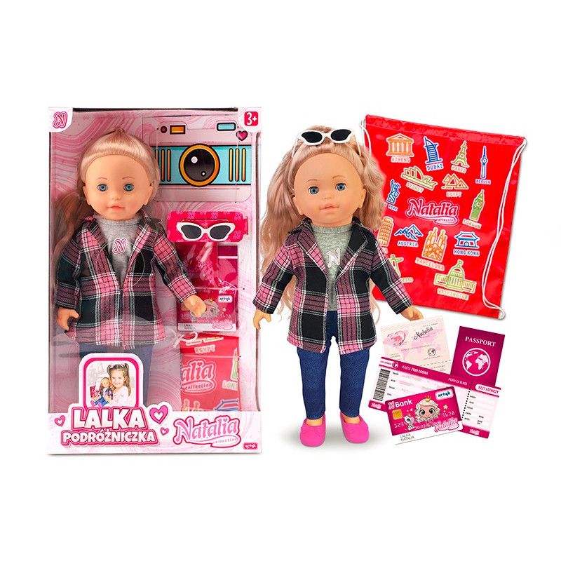 Dockan Natalia resenär 41 cm