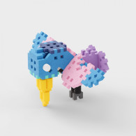 Klocki mini waffle nature - koliber 50 elementów