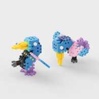Mini våffelklossar nature - kolibri 50 delar
