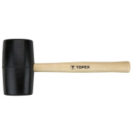 Gummiklubba 72 mm/900 g, trähandtag