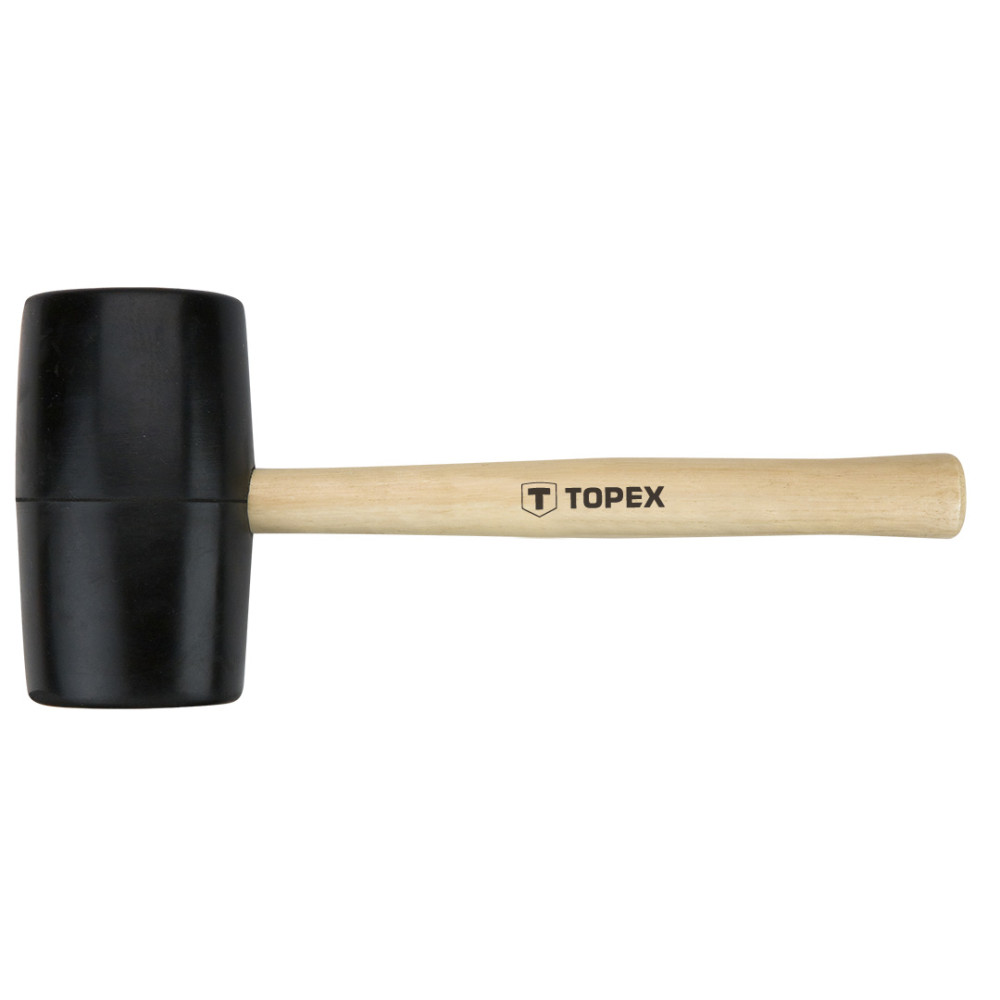 Młotek gumowy 72 mm/900 g, trzonek drewniany Młotek gumowy 72 mm/900 g, trzonek drewniany