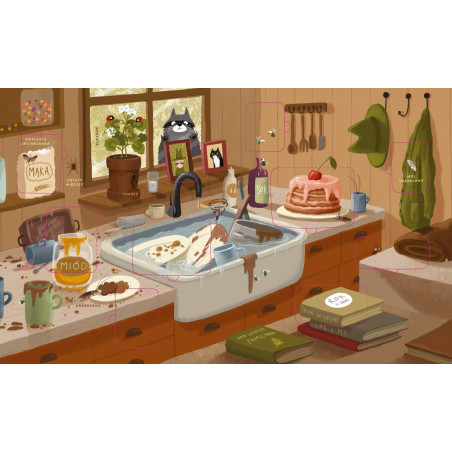 Boken år i skogen. småkryp