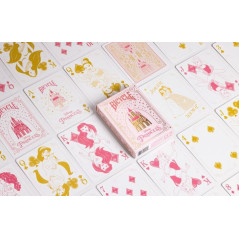 Kort prinsessa rosa marinblå