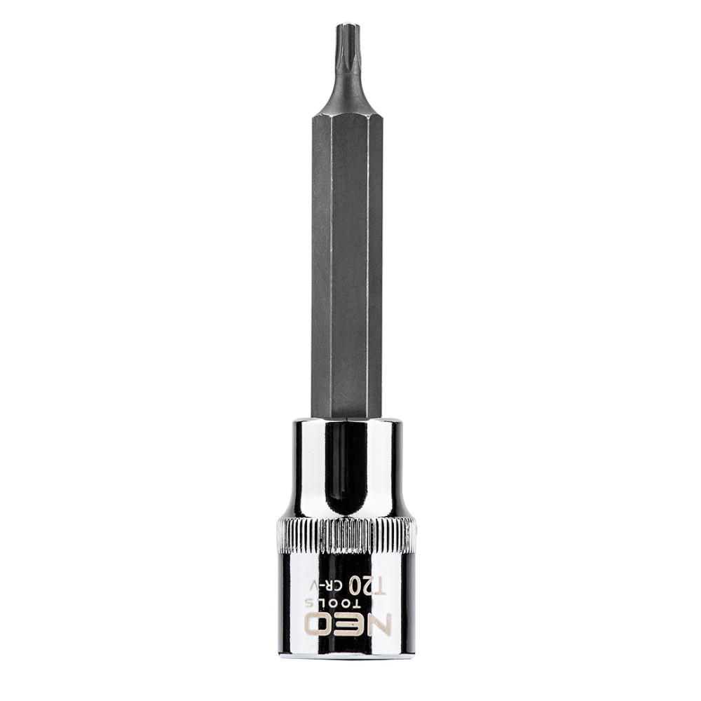 Końcówka Torx na nasadce 1/2', T20 x 100 mm