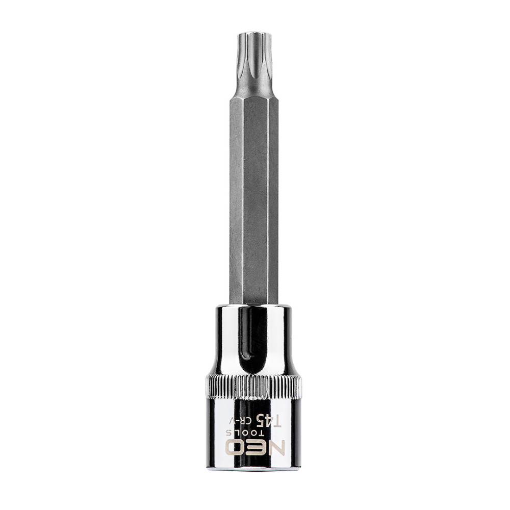Torx-spets för 1/2-tums hylsa, T45 x 100 mm.