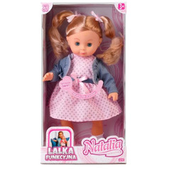 Dockan Natalia talar polska och är 39 cm lång.