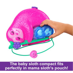 Set Polly Pocket sloth familj | HandlaSmidigt.se
