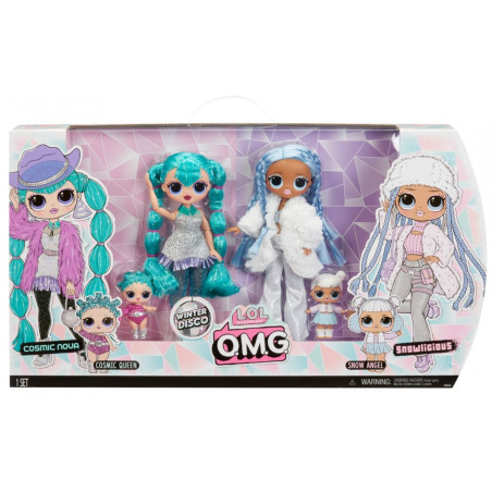Set med dockor l.o.l. surprise winter disco omg cosmic nova snowlicious