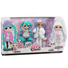 Set med dockor l.o.l. surprise winter disco omg cosmic nova snowlicious