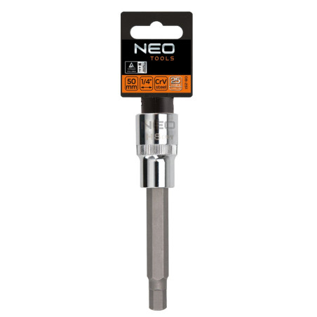 Hexagonal ände på en 1/2-tums fäste, H10 x 100 mm