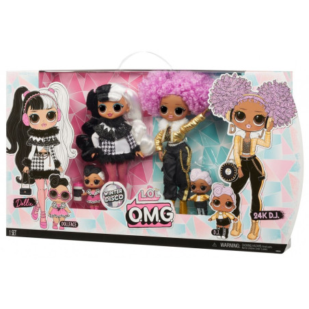 Set med LOL Surprise Winter Disco OMG Dollie 24K DJ