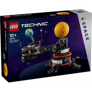 Klocki technic 42179 planeta ziemia i księżyc na orbicie