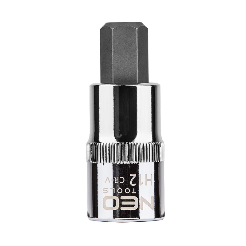 Hexagonal ände på en 1/2'-fäste, H12 x 55 mm