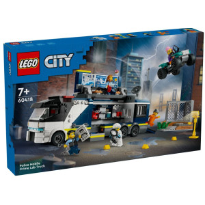 Klocki city 60418 policyjna ciężarówka z laboratorium kryminalnym
