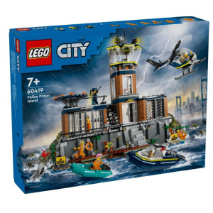 Klossar city 60419 polis från fängelseön