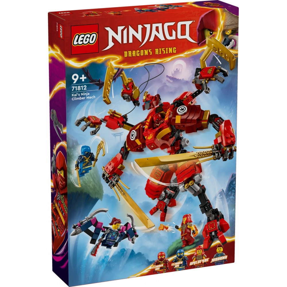 Klocki ninjago 71812 wspinaczkowy mech ninja kaia