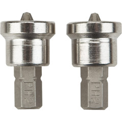 Bits med PH2-spets, 25 mm långa, 2 stycken. | HandlaSmidigt.se