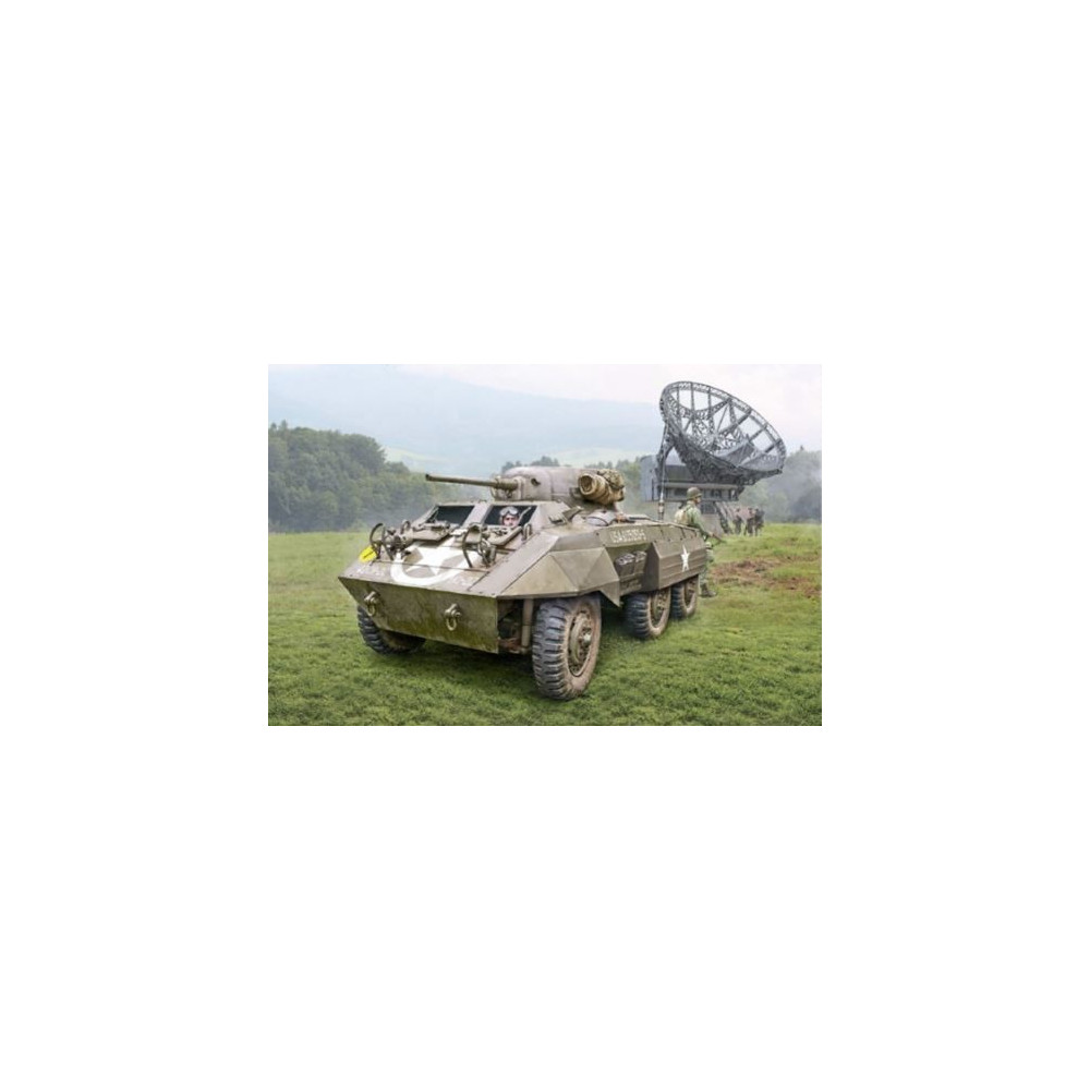 Modell av plast M8 Greyhound 1:35