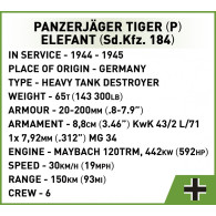 Klocki panzerjager tiger (p) elefant