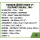 Klocki panzerjager tiger (p) elefant