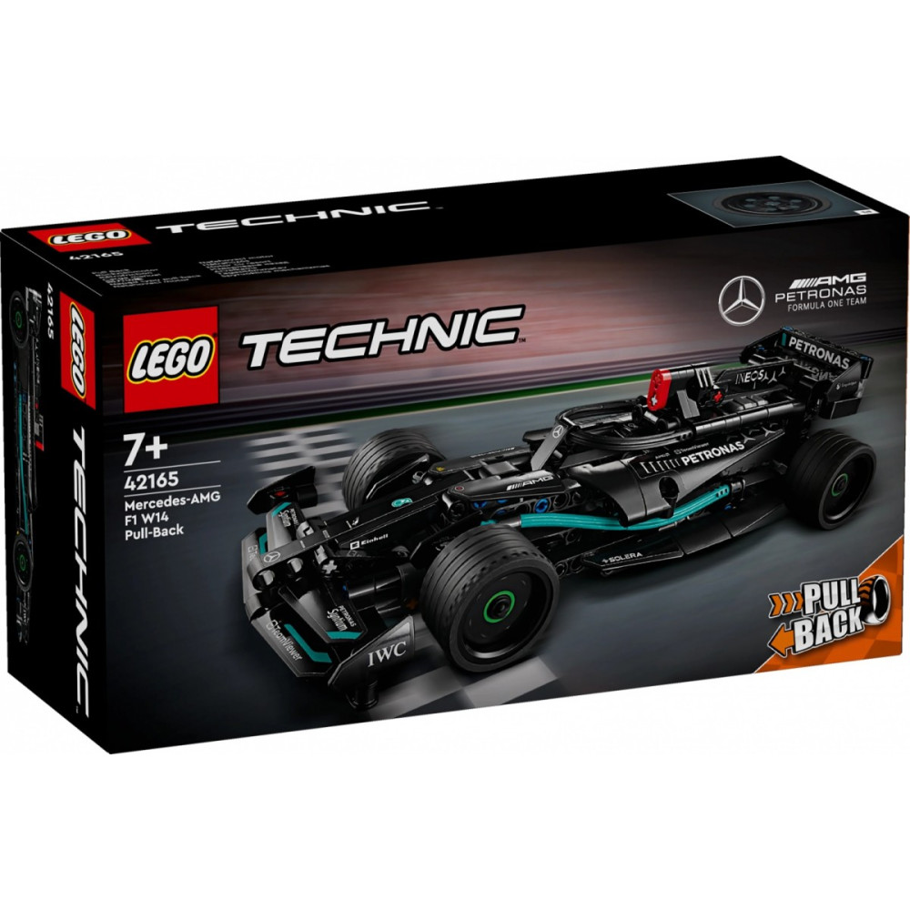 Klocki technic 42165 mercedes-amg f1 w14 e performance pull-back