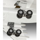 Modell av en plastflygplan Airbus A330-300 Lufthansa 1:144
