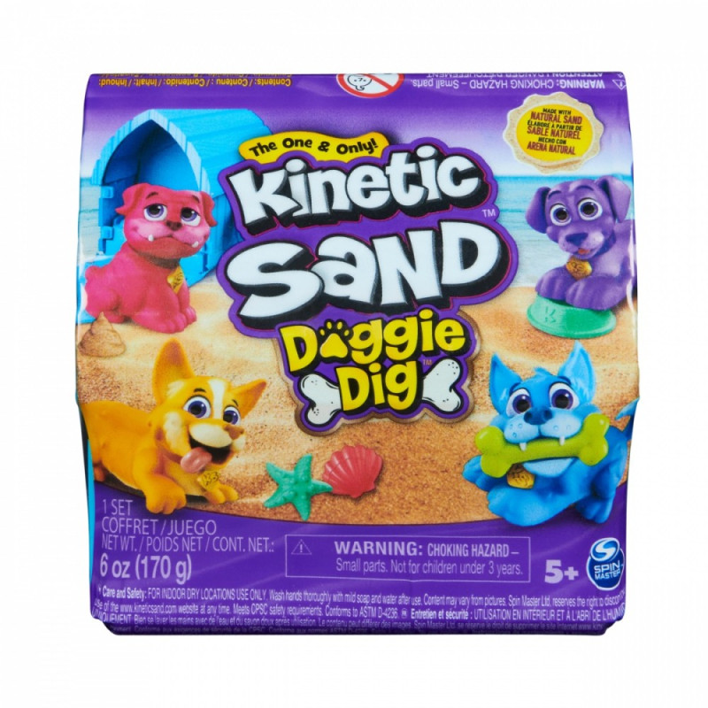 Kinetic sand mini set valp på plattform