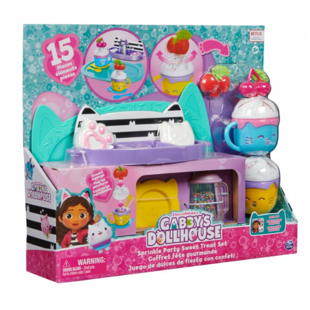 Set med kattfigurer hus gabi sprinkles Fest | HandlaSmidigt.se