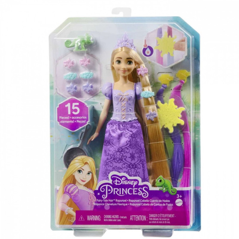 Docka prinsessa Disney Rapunzel sagolikt hår
