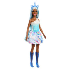 Barbie docka enhörning, blå klänning | HandlaSmidigt.se