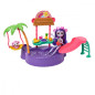 Enchantimals tropiska poolset + apa docka