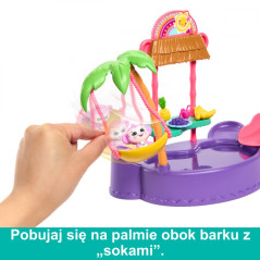 Enchantimals tropiska poolset + apa docka | HandlaSmidigt.se