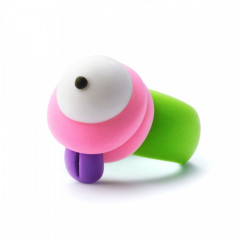 Plastilina hey clay bijou alien ringar | HandlaSmidigt.se