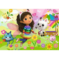 Pussel 100 bitar glitter brokad Gabi Gabbys dockhus