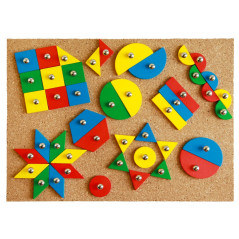 Przybijanka - geometriska figurer | HandlaSmidigt.se