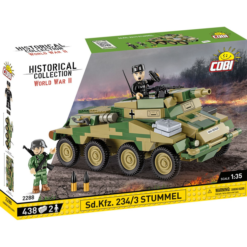 Klocki historical collection sd.kfz. 2343 stummel