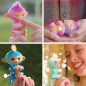 Interaktiv figur Fingerlings apa blå leo