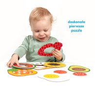 Układanka moje puzzle z dziurką - jedzenie