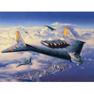 Modell av plastflygplan P-serien Arado Ar E.555 1/72