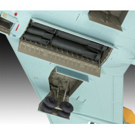 Modell av plastflygplan P-serien Arado Ar E.555 1/72