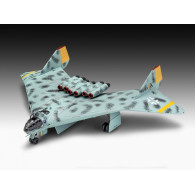 Modell av plastflygplan P-serien Arado Ar E.555 1/72