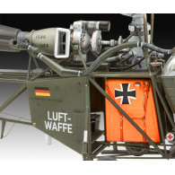Modell av plasthelikopter Alouette II 132
