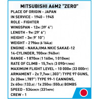 Klocki mitsubishi a6m2 zero