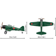 Klocki mitsubishi a6m2 zero