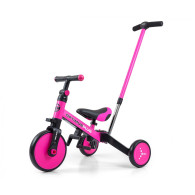 Rowerek ride on - bike 4w1 optimus plus pink