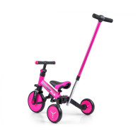 Rowerek ride on - bike 4w1 optimus plus pink