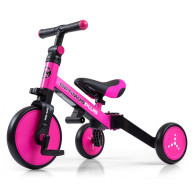 Rowerek ride on - bike 4w1 optimus plus pink